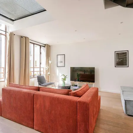 Apartmán Amazing Loft Between Le Marais And Bastille *